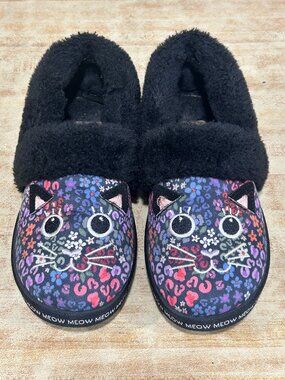 Skechers BOBS Too Cozy Glam Paws Cat Slippers